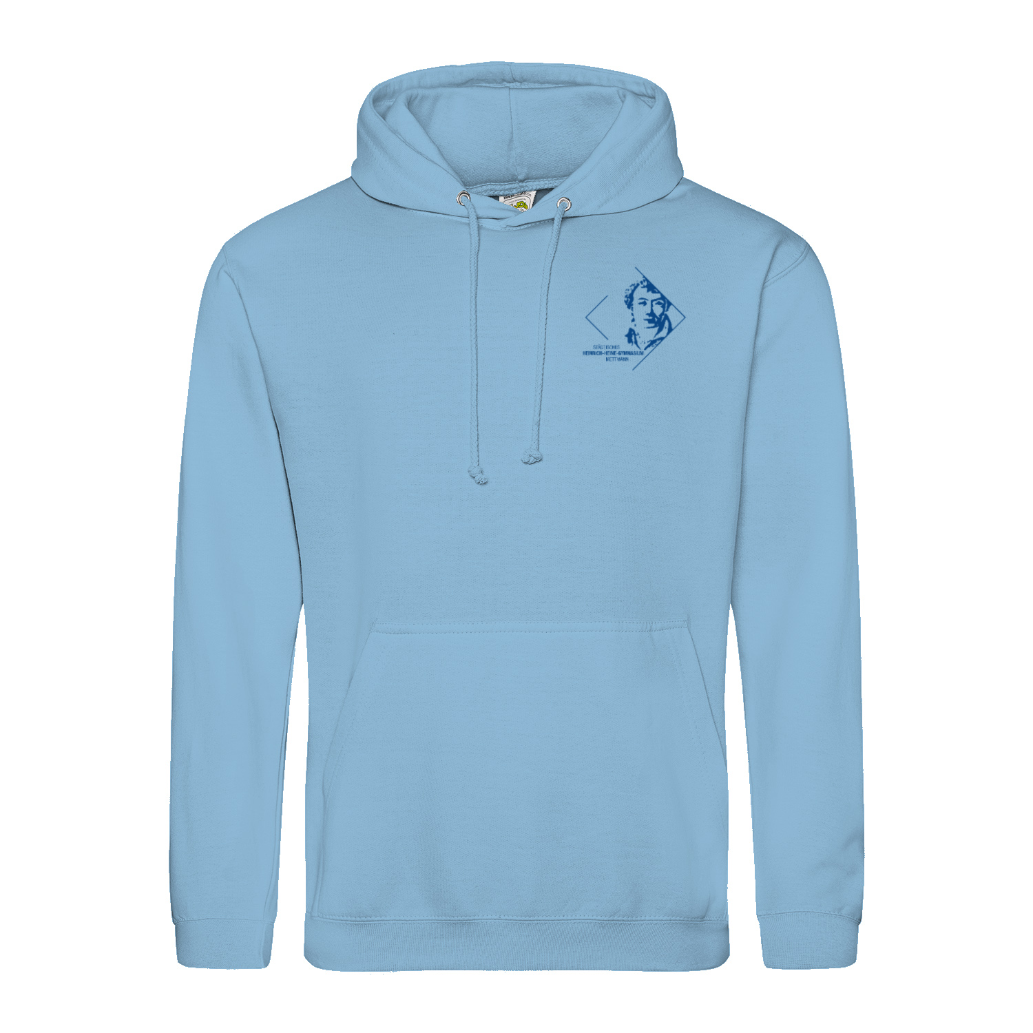 Premium Unisex Hoodie mit großem Rückenlogo (Heinrich-Heine-Mettmann)-zoom-4