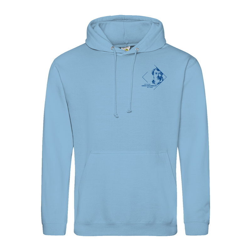 Premium Unisex Hoodie mit großem Rückenlogo (Heinrich-Heine-Mettmann)-zoom-