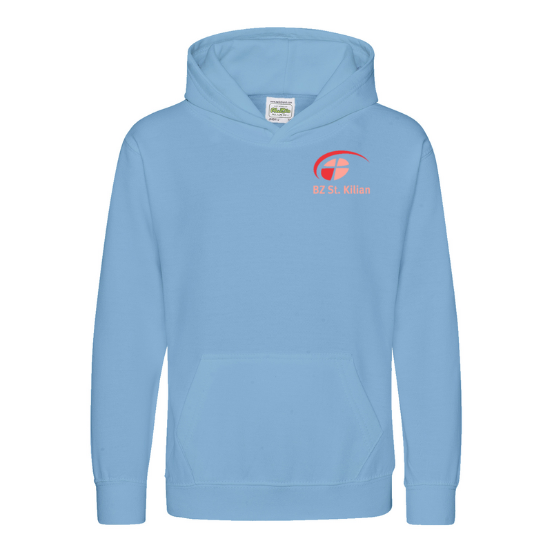 Kinder Hoodie "Junior Willi " mit großem hellem Rückenlogo (St. Kilian)-zoom-