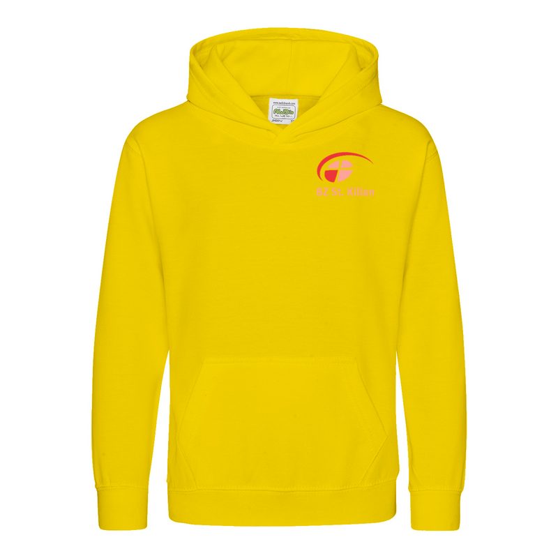 Kinder Hoodie "Junior Willi " mit großem hellem Rückenlogo (St. Kilian)-zoom-